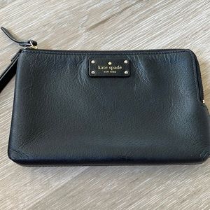 Kate spade black wristlet